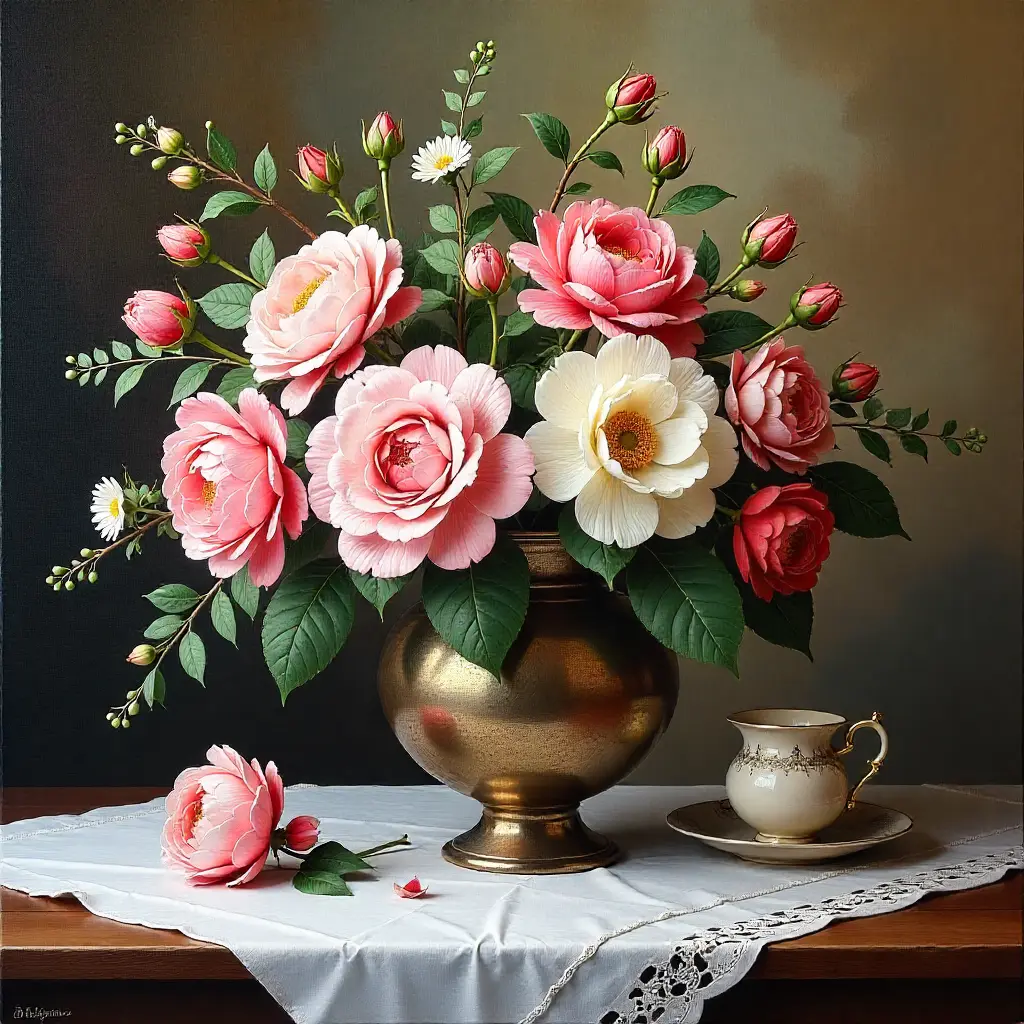 Table décorée avec style par Graxylonzydhul