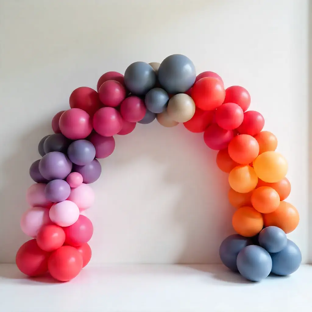 Arche de ballons colorée par Graxylonzydhul